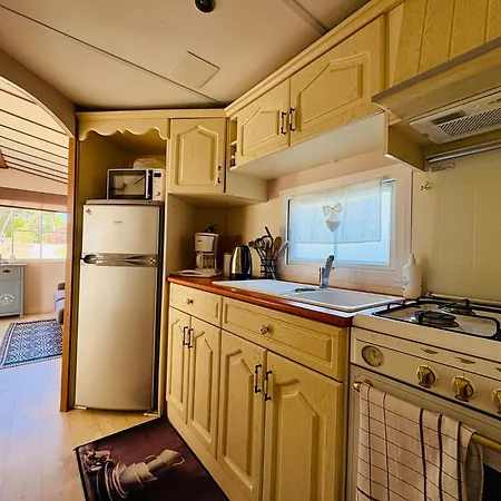 Mobil'home Terrain Prive Proche Du Zoo De La Palmyre Ouvert Toute L'annee キャンプ場 レ・マトゥ