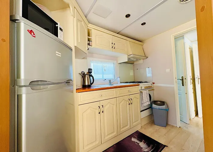 Mobil'home 4 pers Les Pommes de Pin proche du zoo de La Palmyre Camping